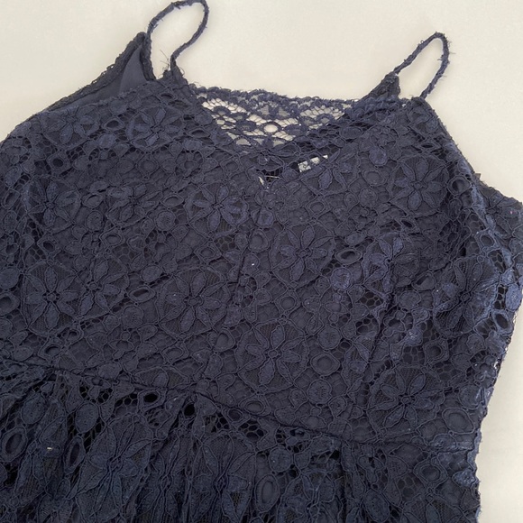 ENFOCUS STUDIO Navy blue lace dress - size 10 - Picture 1 of 5
